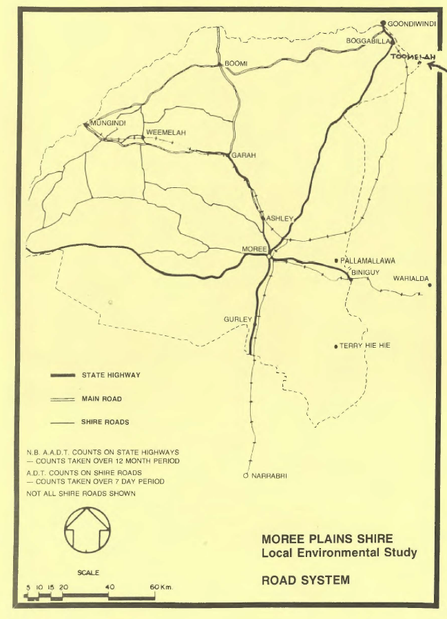 Map of Toomelah and district