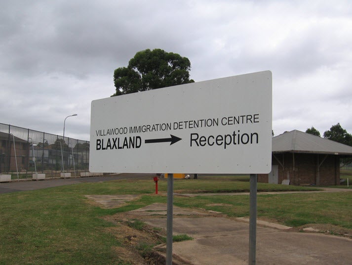 External fences and sign, Villawood IDC