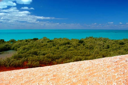 Photograph: ocean near Broome, WA. By Wayne Quilliam.