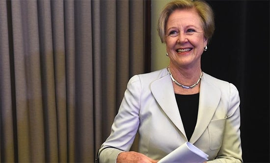 Professor Gillian Triggs, President of the Australian Human Rights Commission