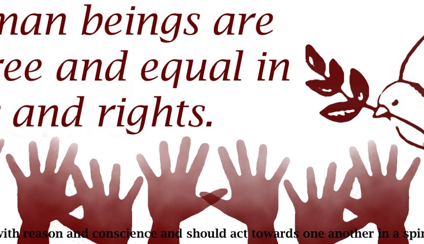 Human rights poster