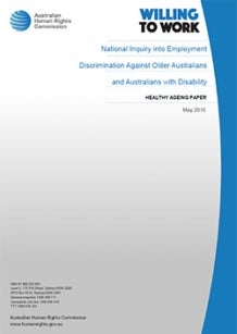 Cover of Healthy Ageing Paper