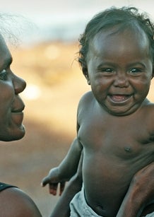 Angelina and baby