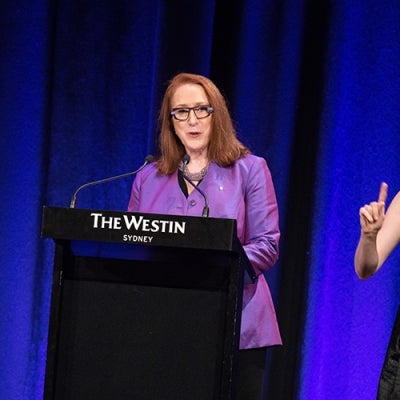 Commission President Rosalind Croucher AM at the 2018 Human Rights Awards