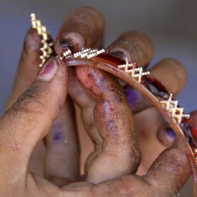 home production of bracelets in India