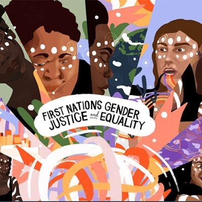 Collage First Nations Gender Justice and Equality