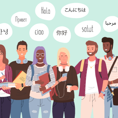 International Student Principles cover with hello in different languages